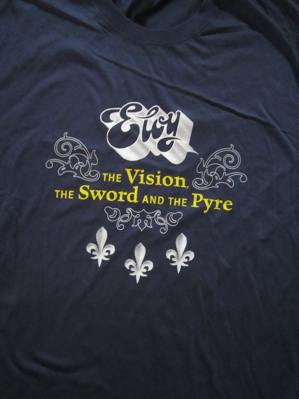 ELOY - T-Shirt THE VISION, THE SWORD ..PYRE 1 - blue  size XXL