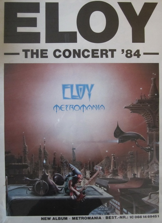 ELOY  - metromania - Poster A1